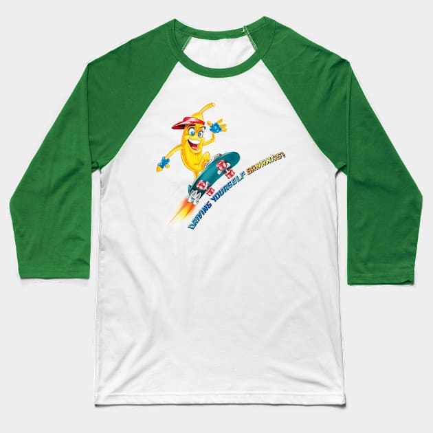 Going Bananas Baseball T-Shirt by Pigeon585